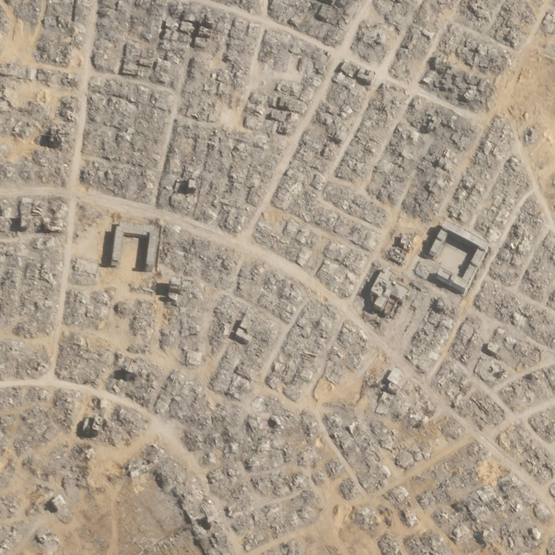 An area of Rafah on July 13 2025