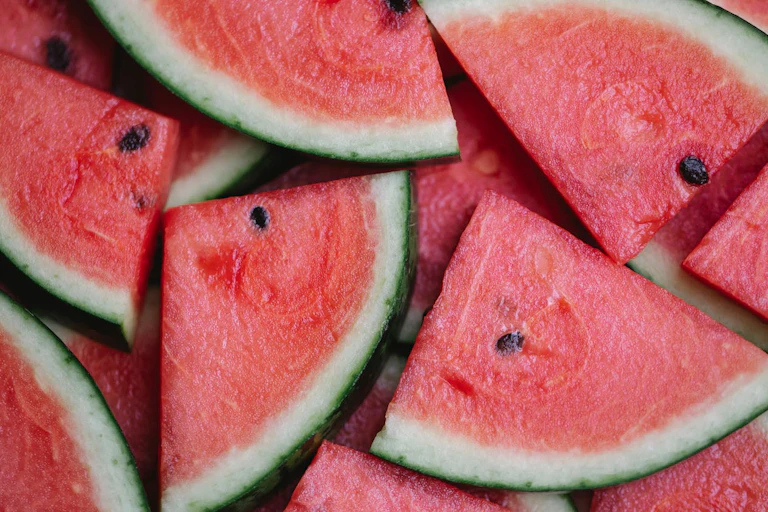 Slices of watermelon