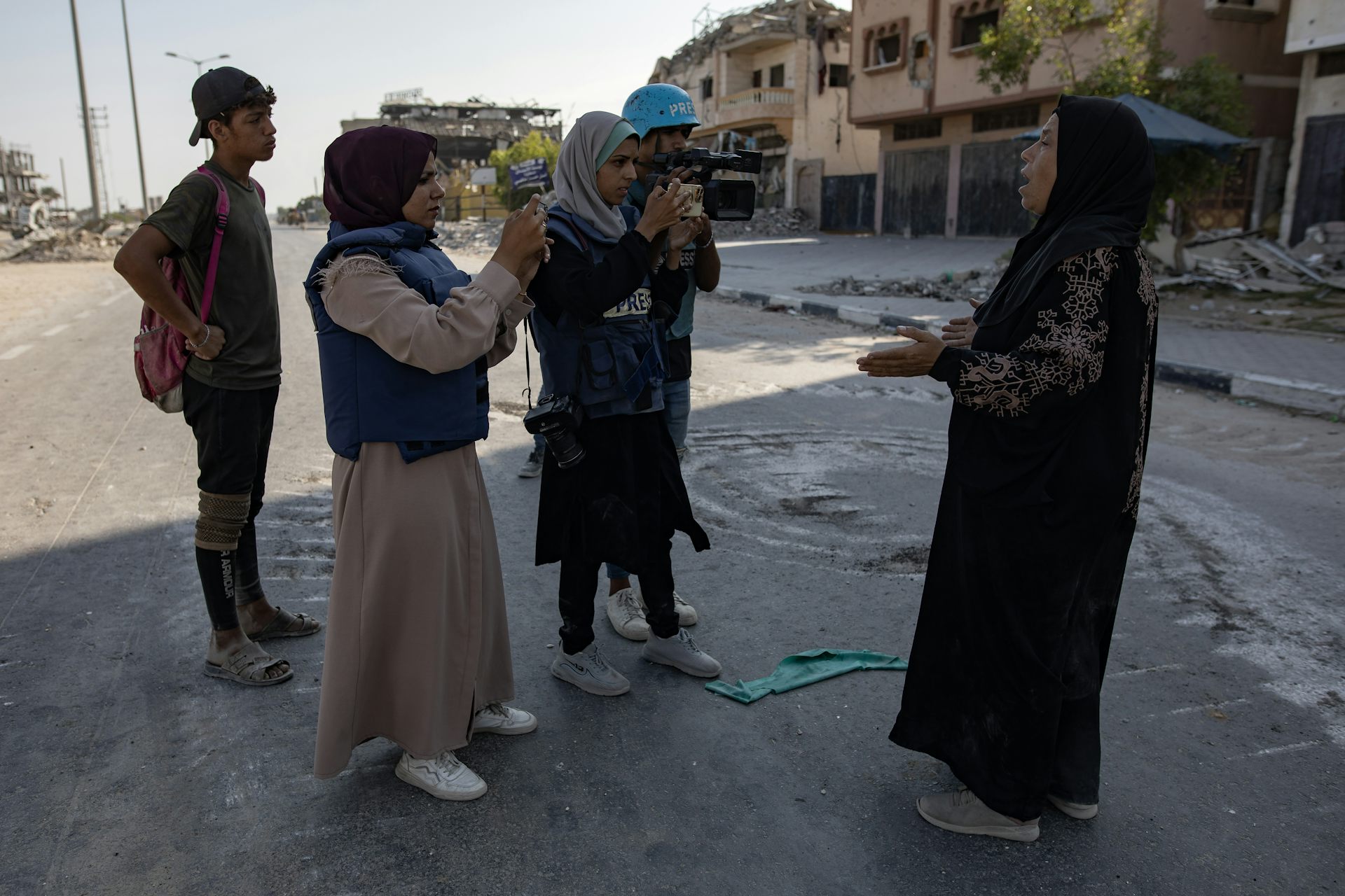 Israel is still not allowing international media back into Gaza, despite the ceasefire