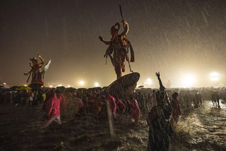 Why India’s monsoon is changing into extra excessive – despite the fact that total rainfall has hardly ever larger 1 Statues emerge dramatically from torrential rain