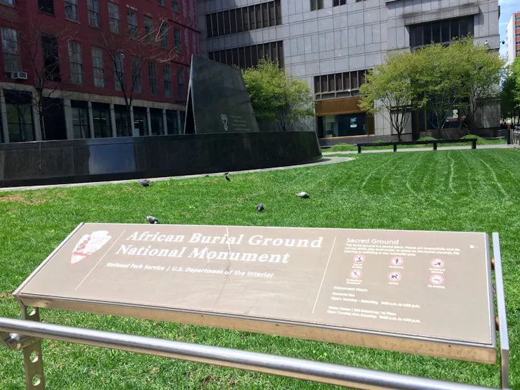 A monument plaque.