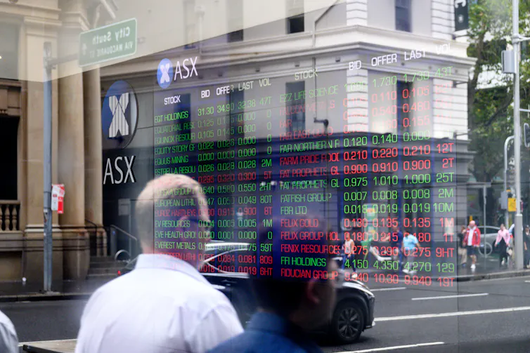A general view at the Australian Securities Exchange (ASX) in Sydney