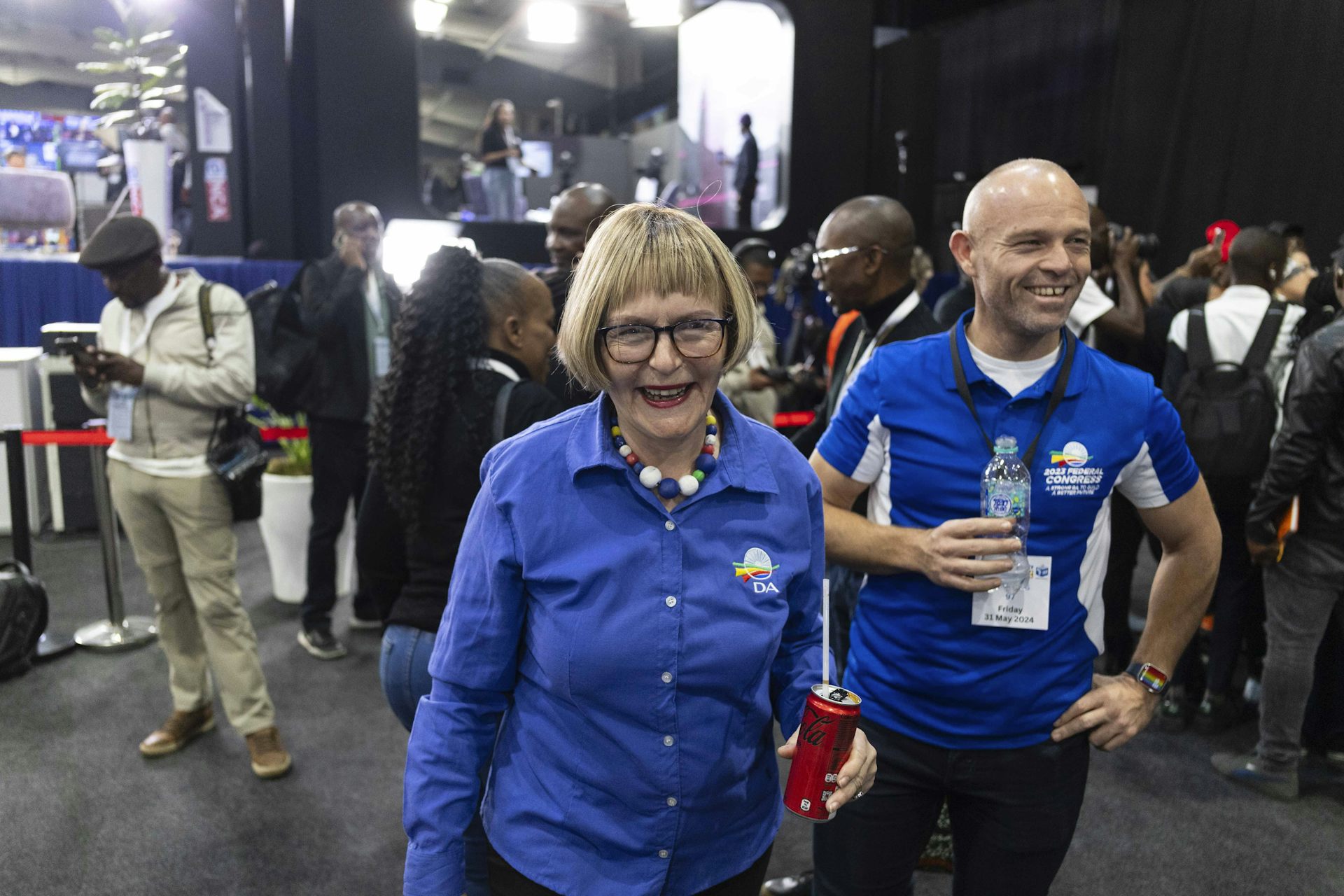 The leader of the Democratic Alliance, Helen Zille.
