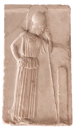 Relieve de Atenea pensativa.