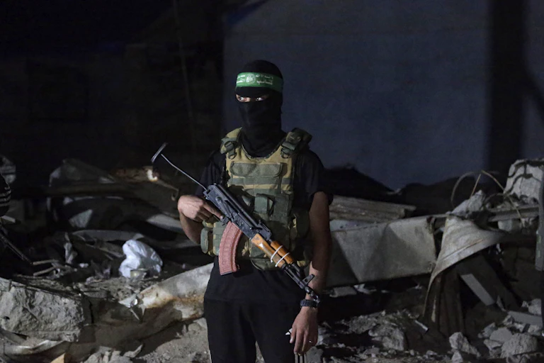 Am armed Hamas fighter.