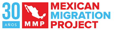 Logotipo del 30 aniversario, en 2017, del 'Mexican Migration Project'.
