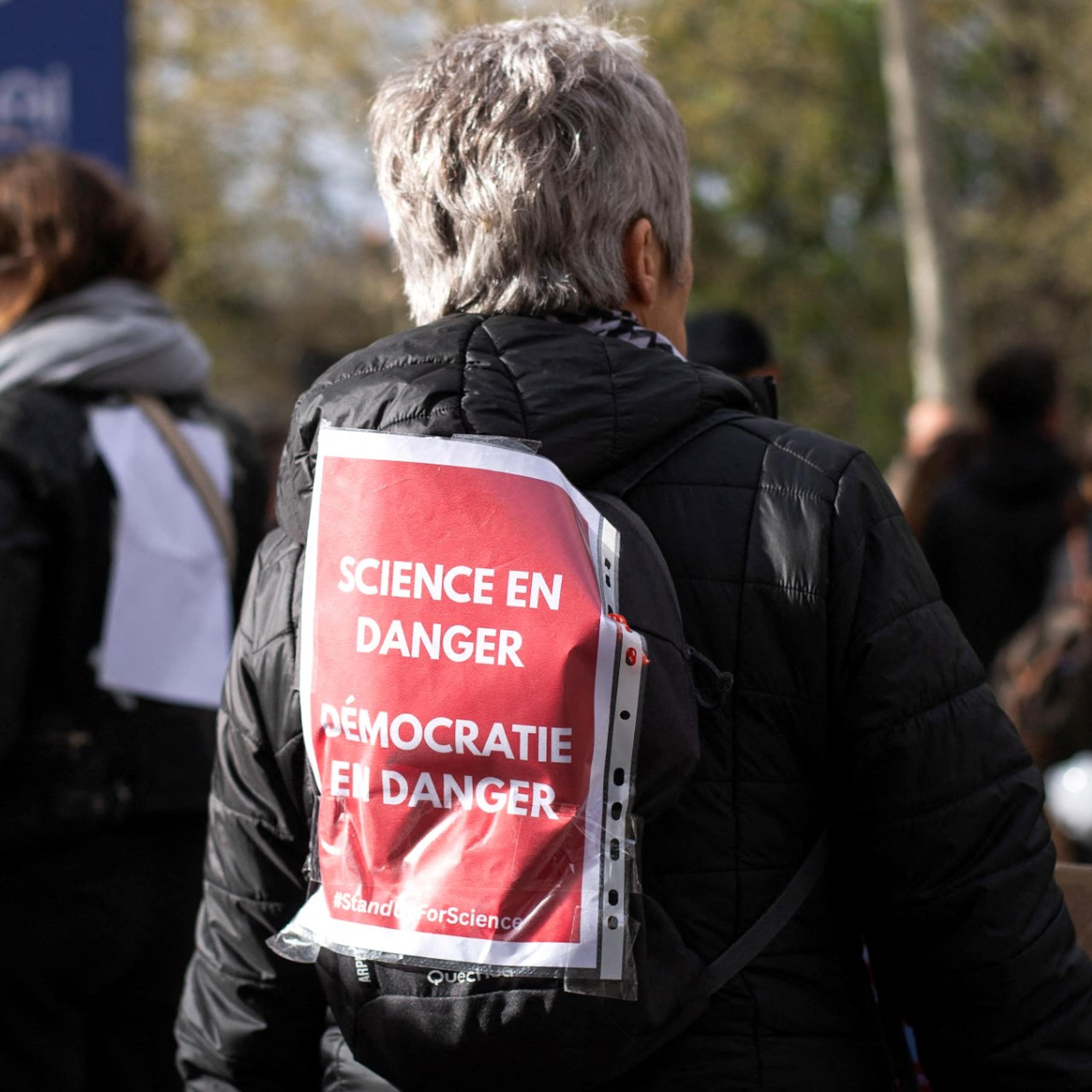 A demonstration in support of science in Toulouse, France in April 2025.