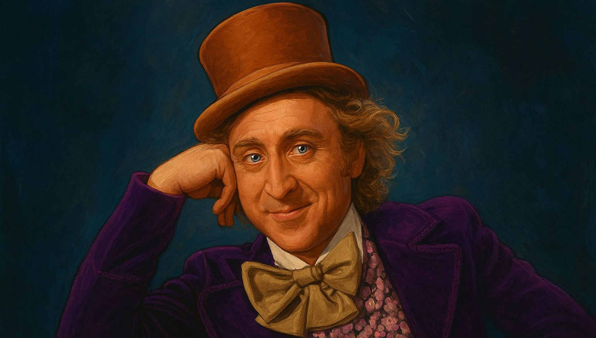 Ilustración generada por IA, a partir de un fotograma de la película _Willy Wonka & the Chocolate Factory_ (1971). “Condescending Willy Wonka” ha sido uno de los memes más populares desde 2011. 