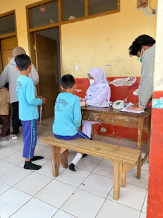 CKG anak SD di Kapubaten Bandung.