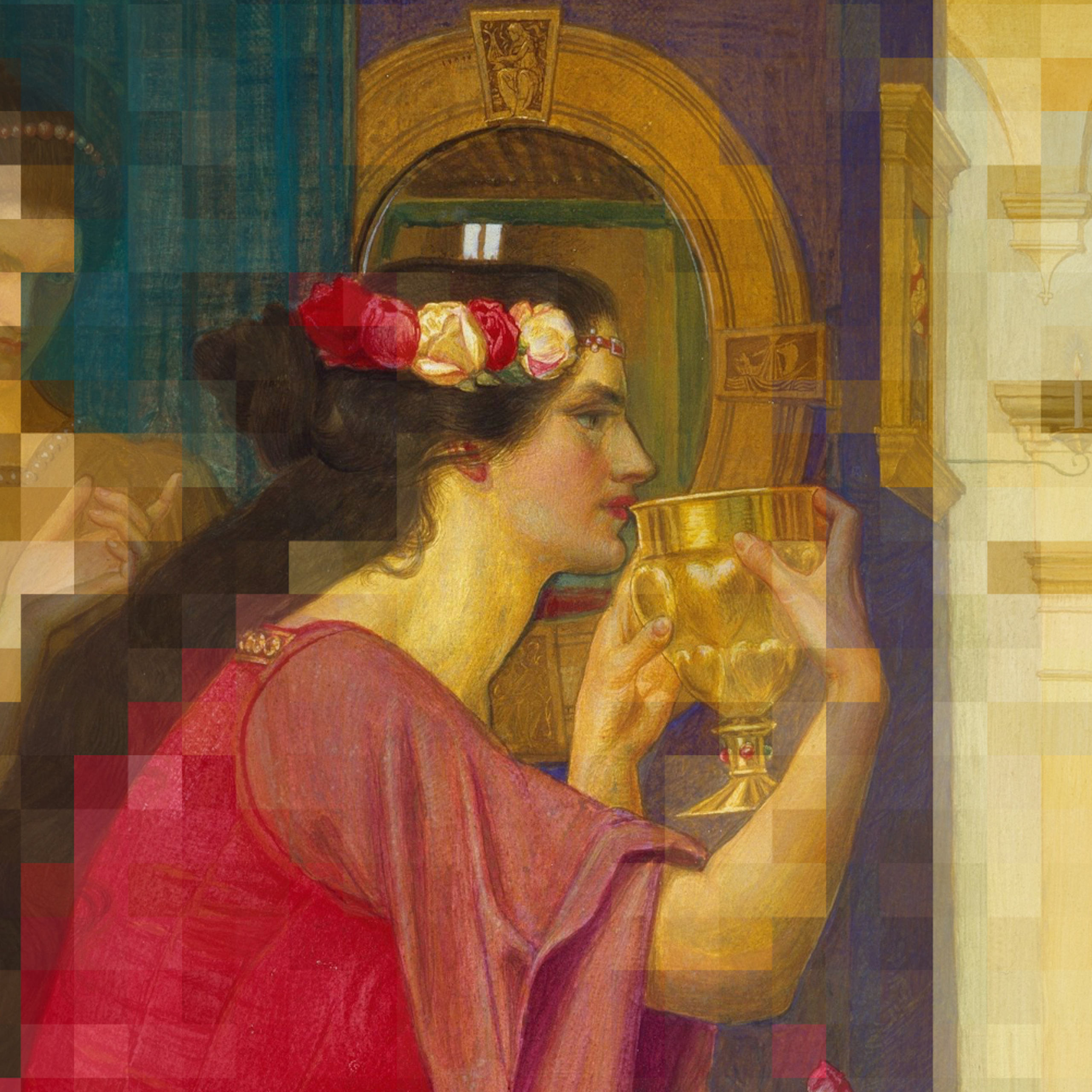 « Sigismonda Drinking The Poison », de Joseph Edward Southall