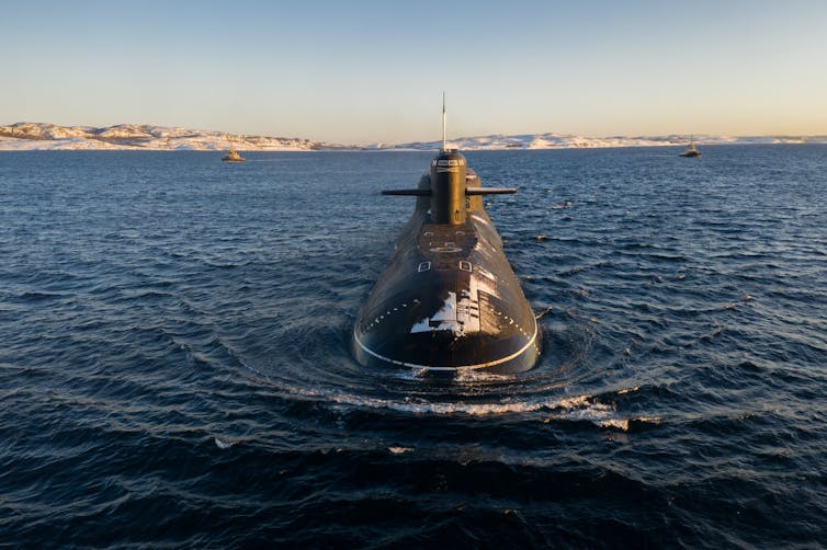 The hidden navy pressures in the back of the brand new push for small nuclear reactors 1 submarine surfacing near the coast