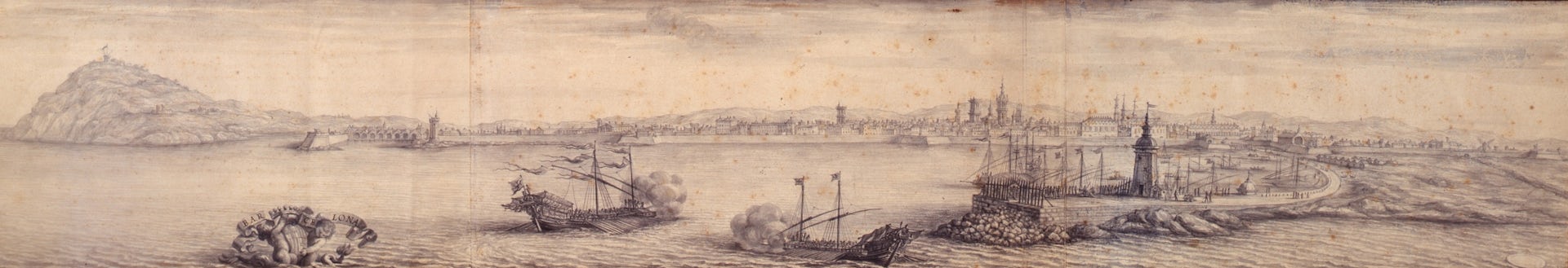 A view of Barcelona.