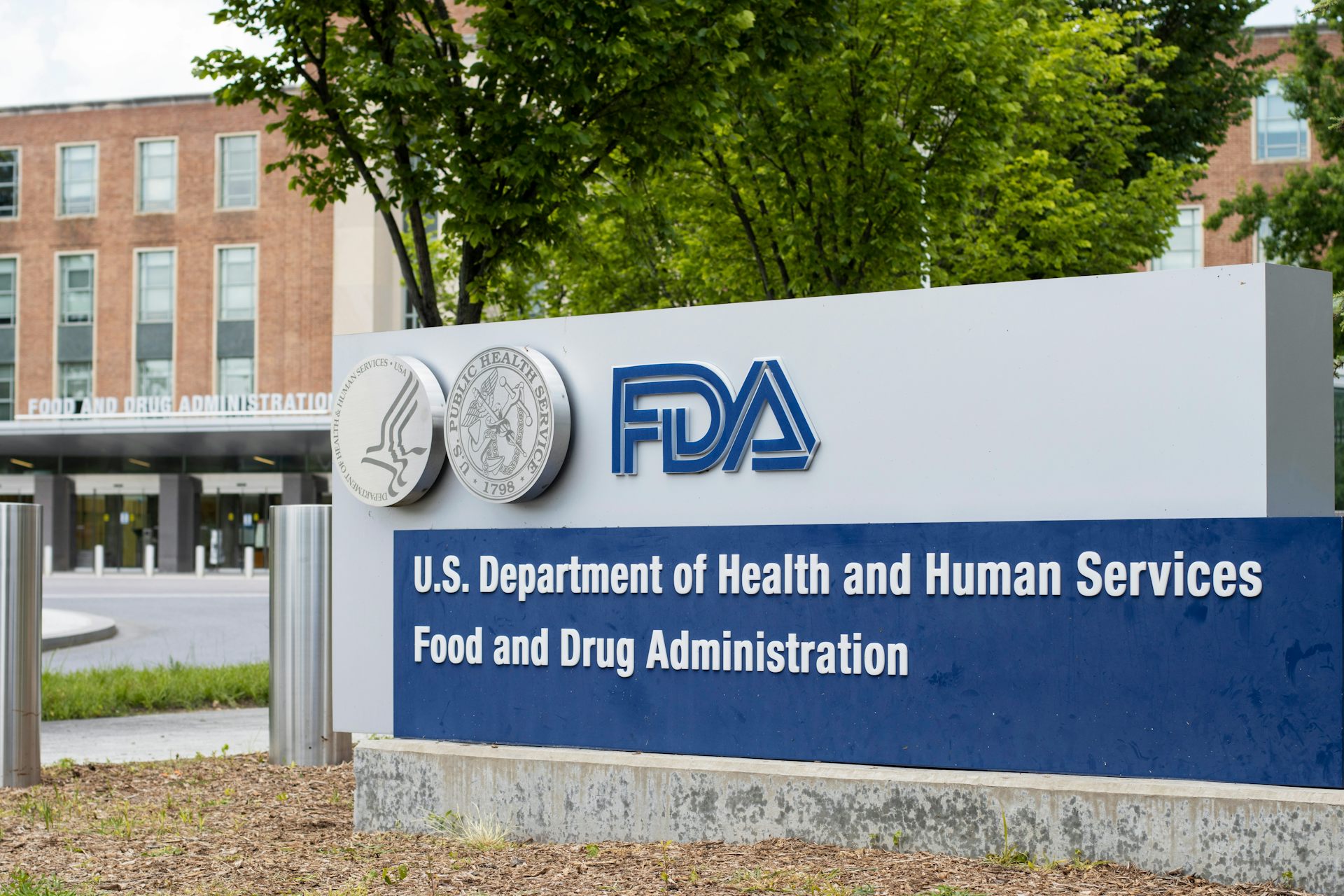 Ingrese al área marcada con el nombre de la Administración de Medicamentos y Alimentos de los Estados Unidos (FDA).