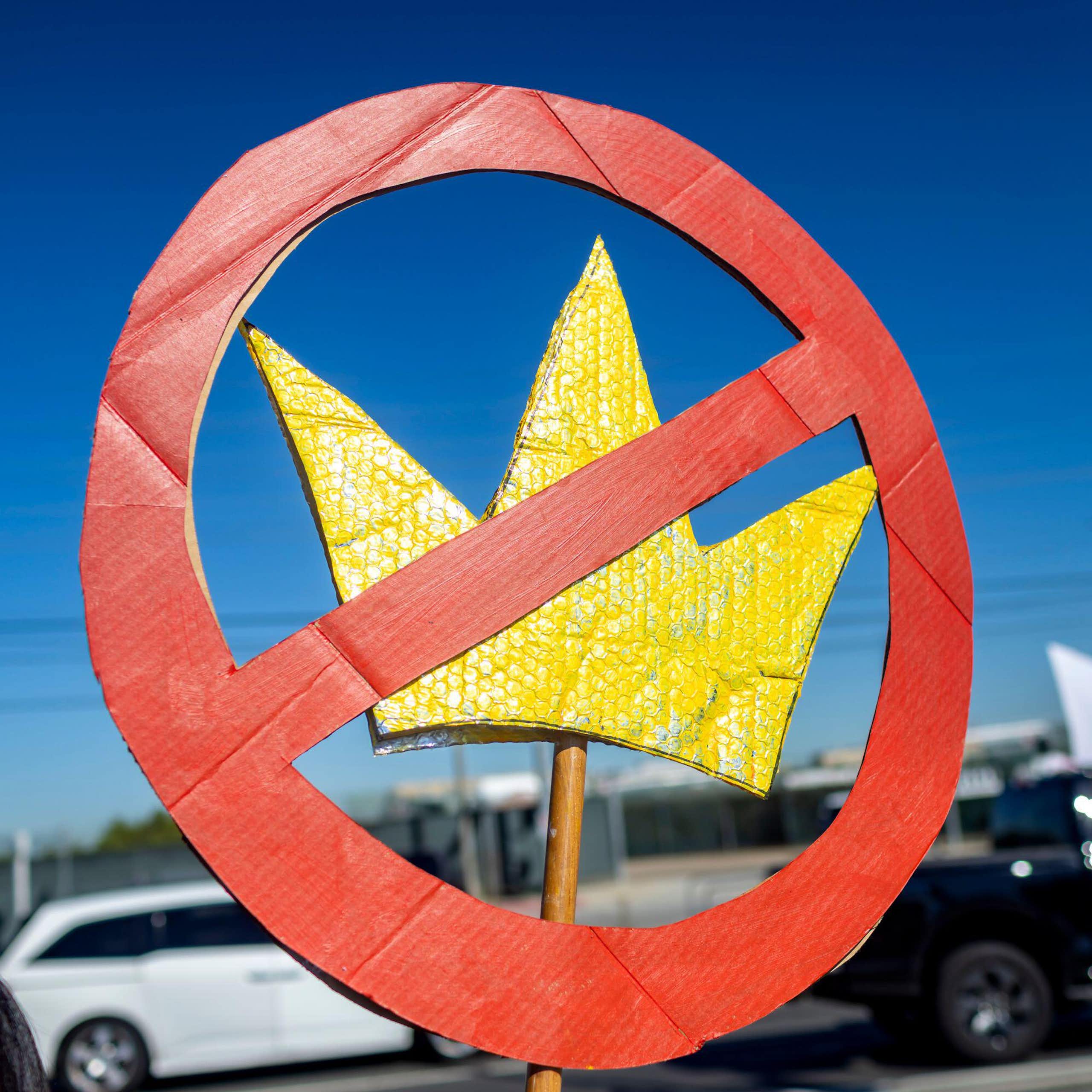 ‘No kings’: America’s oldest political slogan is drawing millions out onto the streets