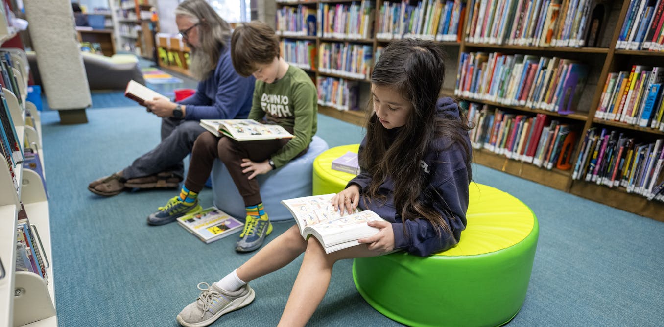 Children learn to read with books that are just right for them – but that might not be the best approach Children learn to read with books that are just right for them – but that might not be the best approach