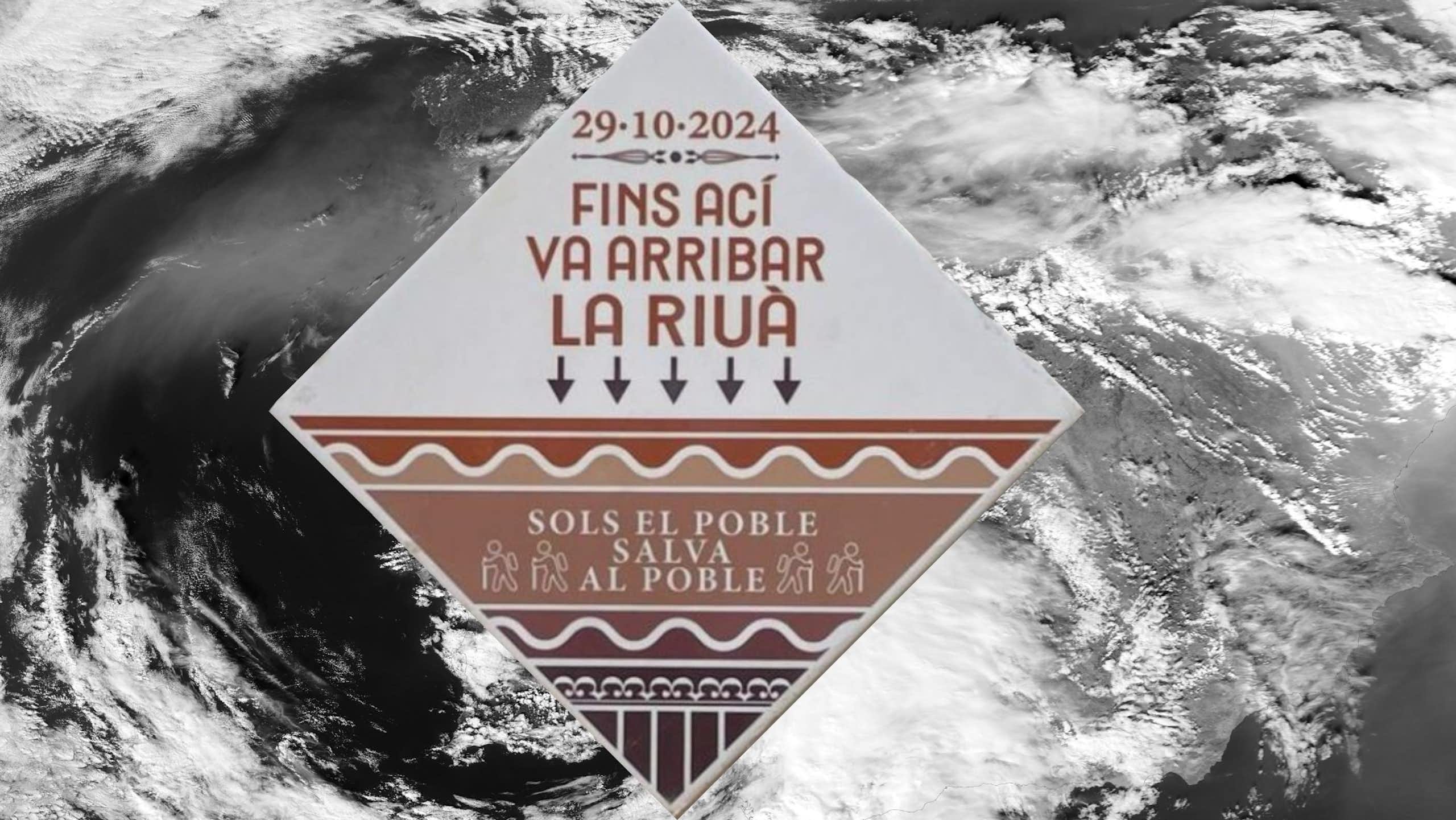 La mosaïque de Michael Barros, avec en fond, une photographie satellite sur l'Espagne le 30 octobre 2024.