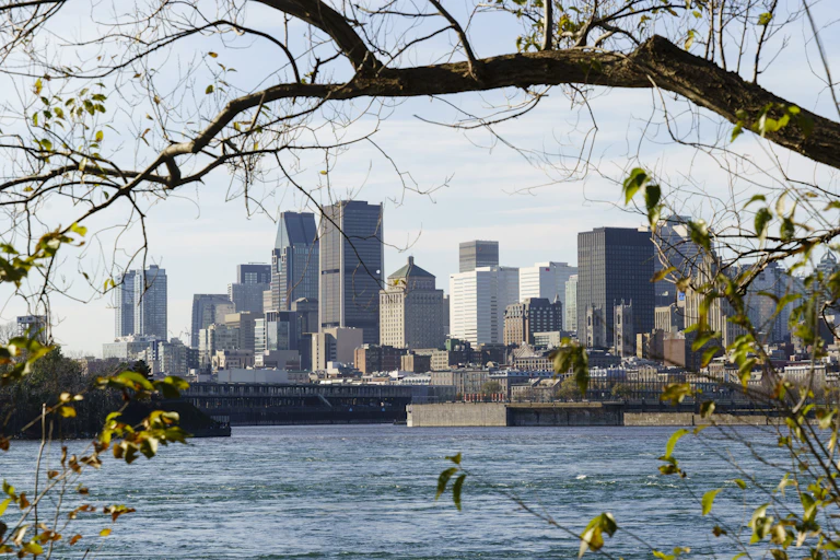 The skyline of Montreal