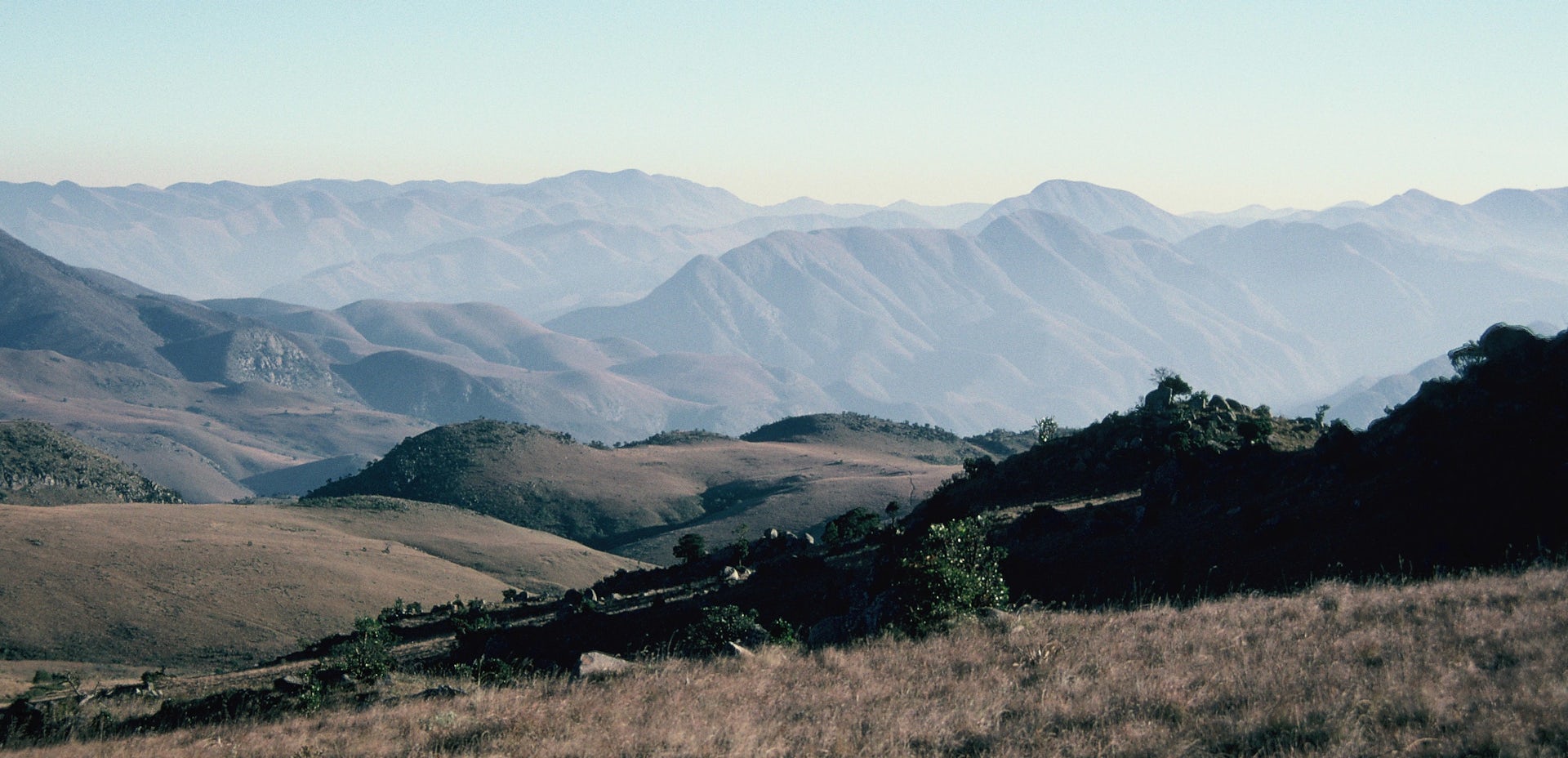 A hilly landscape that holds some of Earth's oldest bedrock