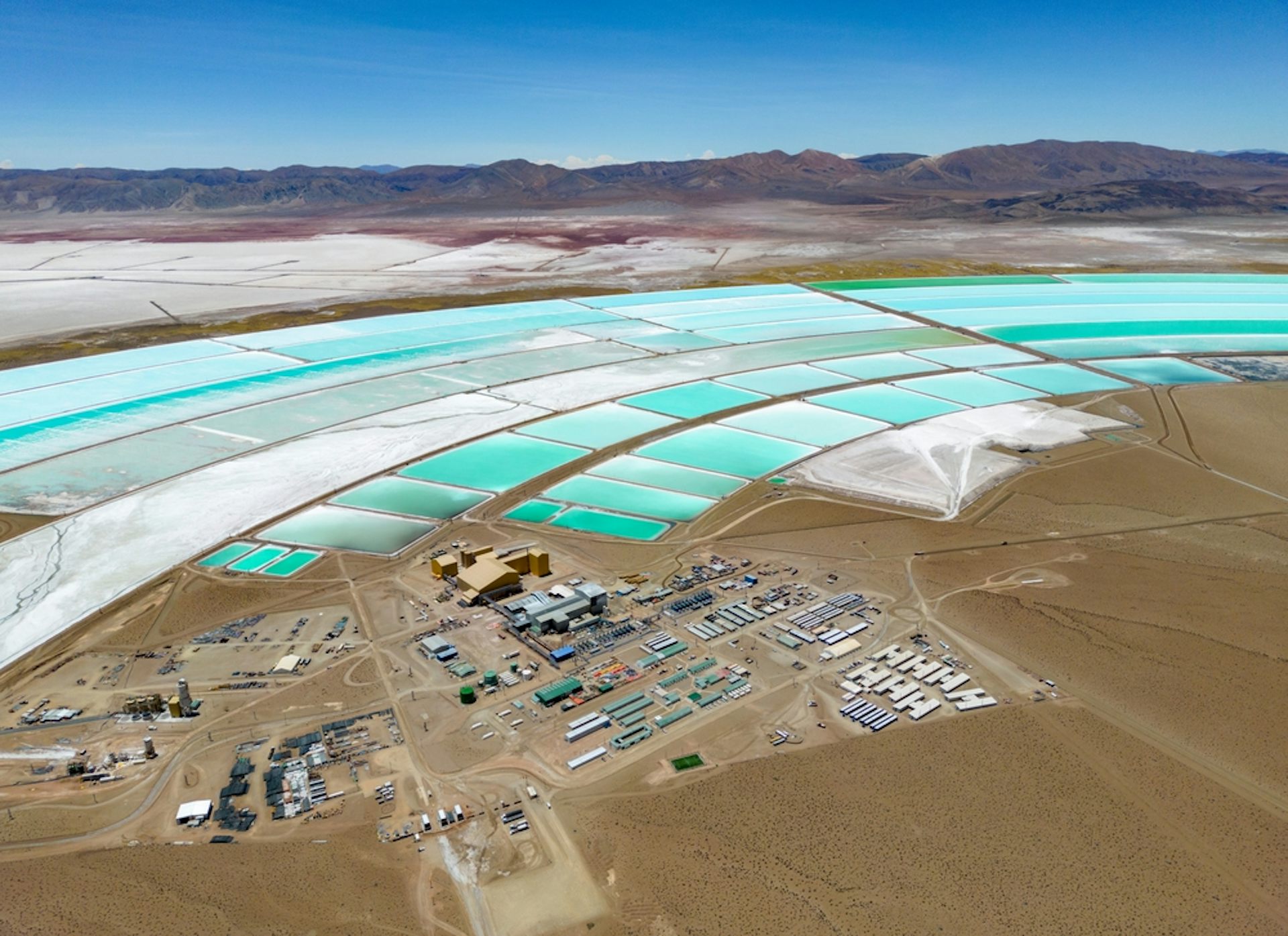 A lithium field in the highlands of northern Argentina.