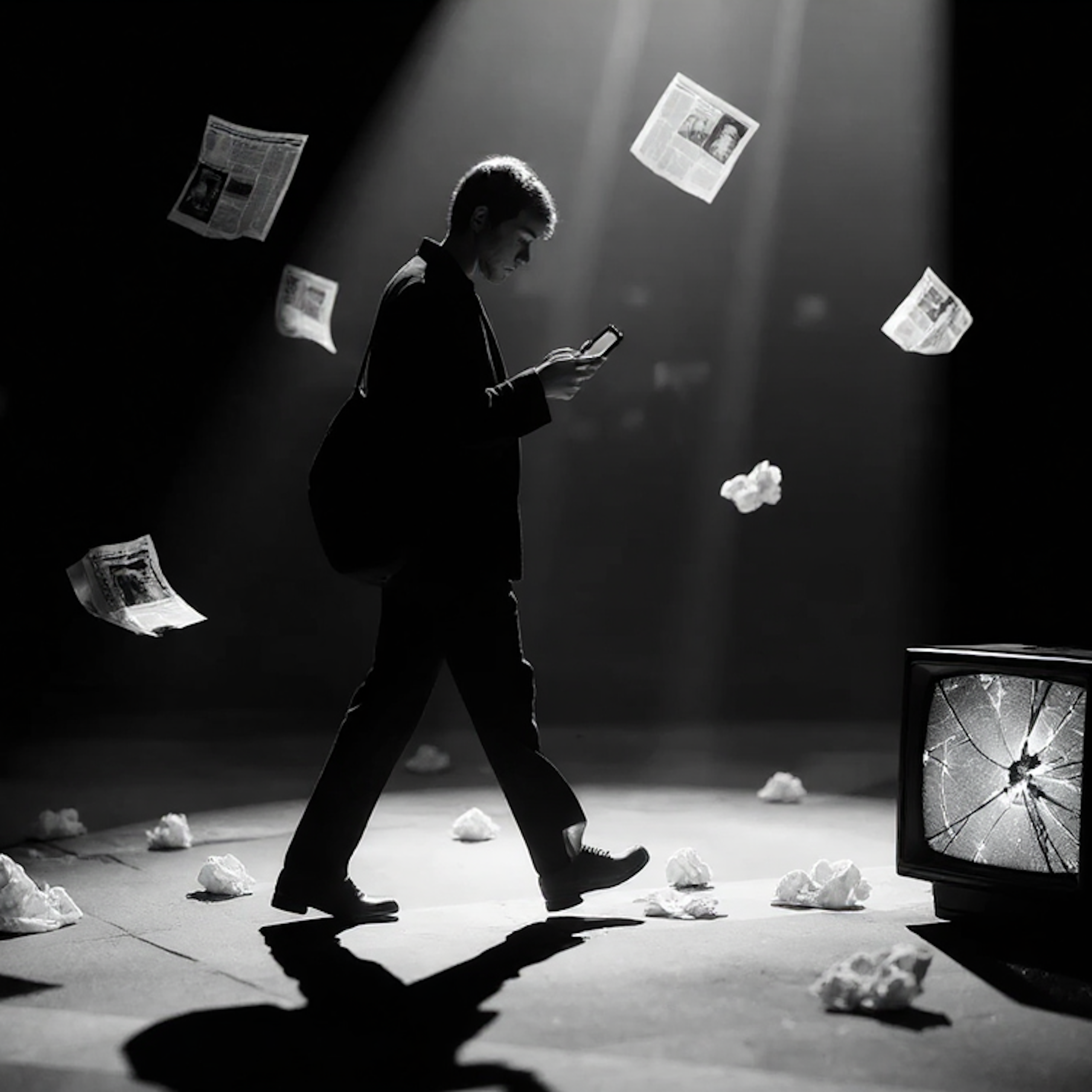 Na nova arquitetura da informação, a força crescente dos influenciadores e a queda do jornalismo profissional