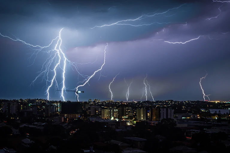 storm over brisbane