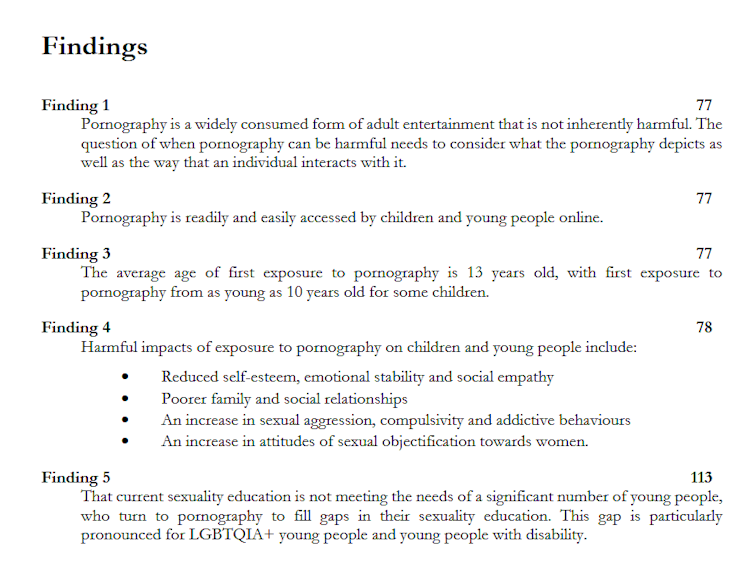 Porn not ‘inherently harmful’, says first inquiry of its kind in Australia