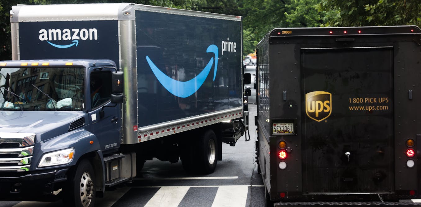 Unraveling of workplace protections for delivery drivers:Amazon vs. UPS model