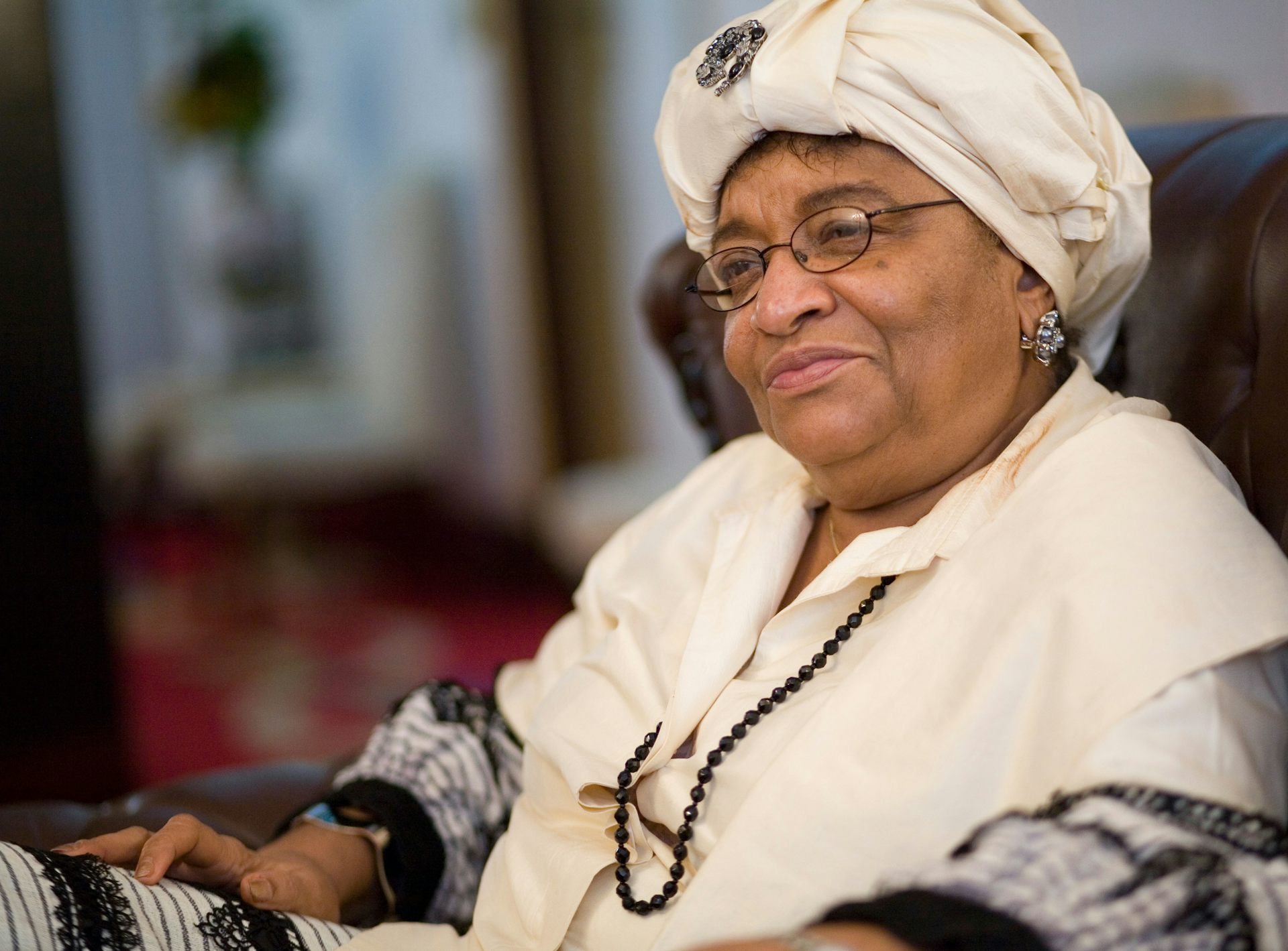 Ellen Johnson Sirleaf, president of Liberia from 2006 to 2018.