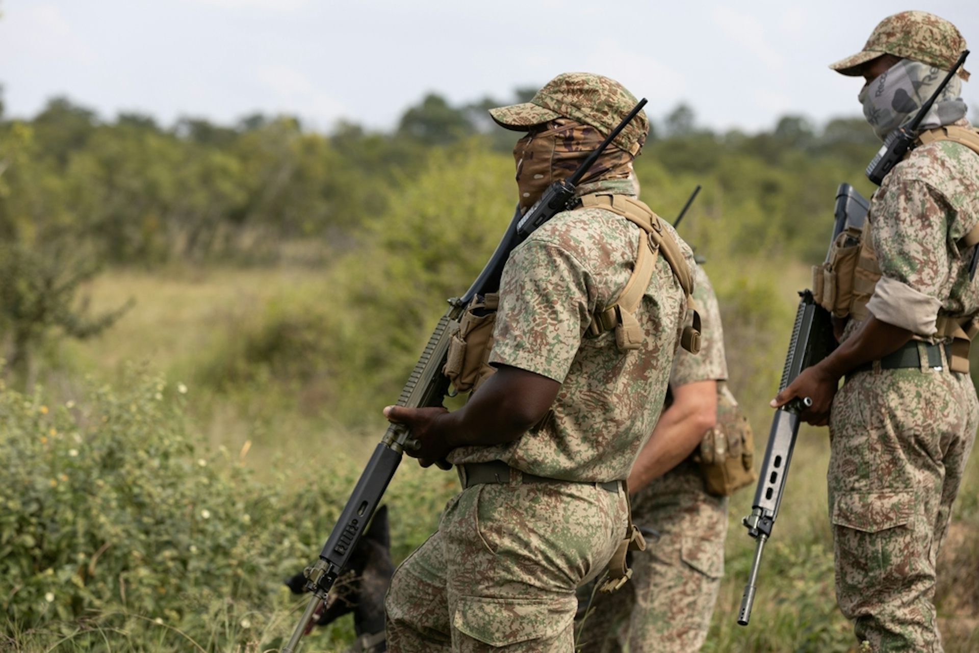 Rangers in South Africa protect endangered species from poachers.