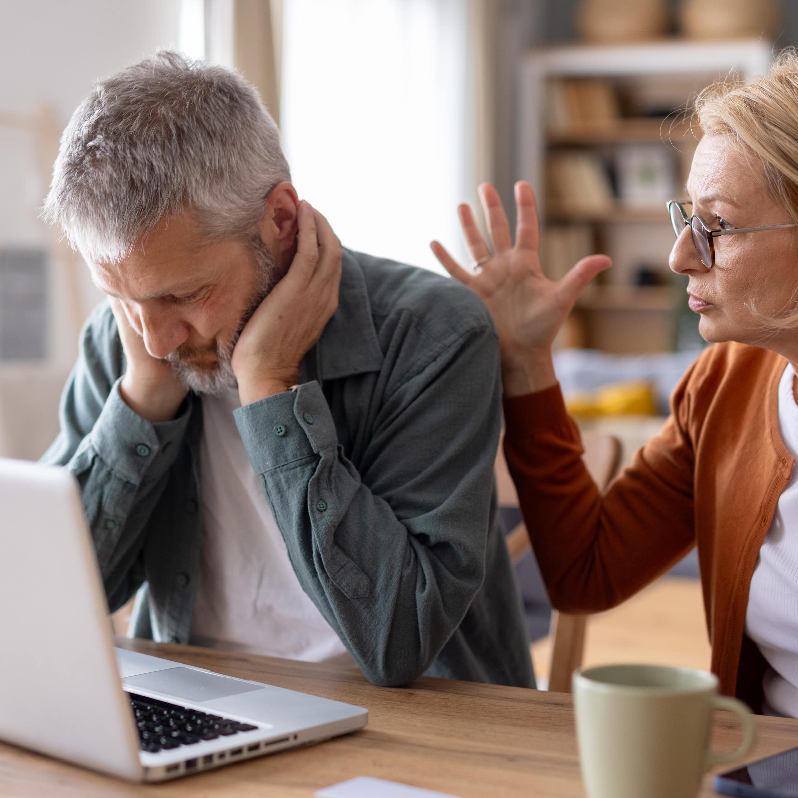 An older couple experiences aggravation and anguish.