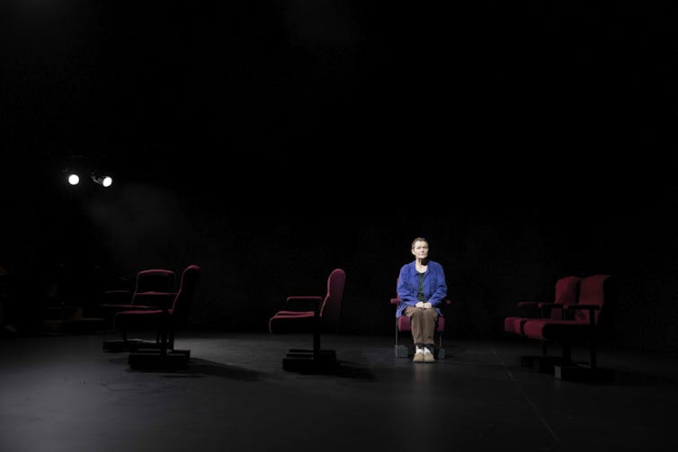 Genevieve Morris on stage