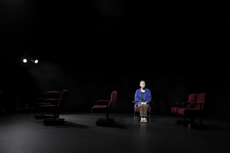 Genevieve Morris on stage