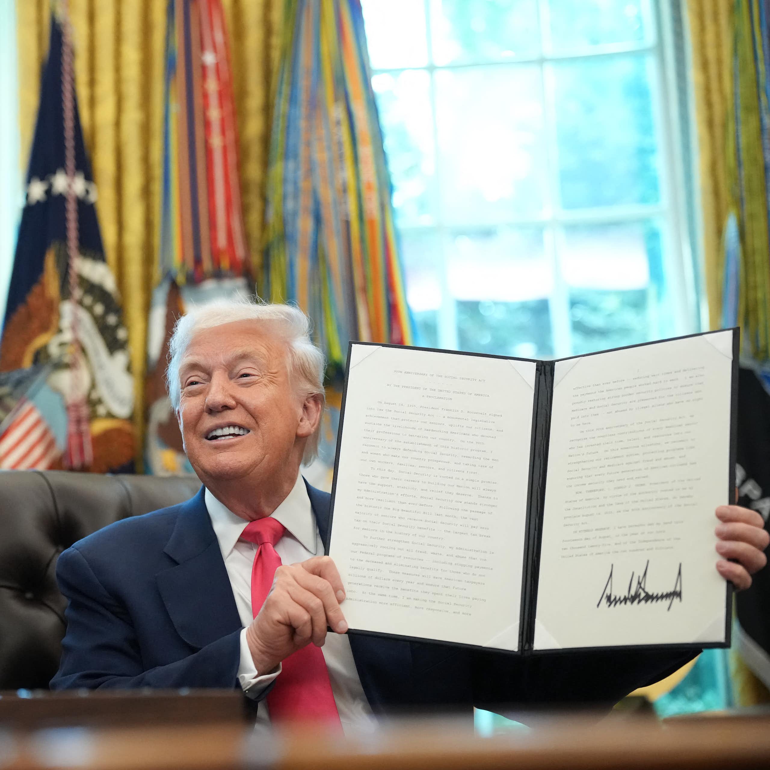 Frank Bisignano et Donald Trump