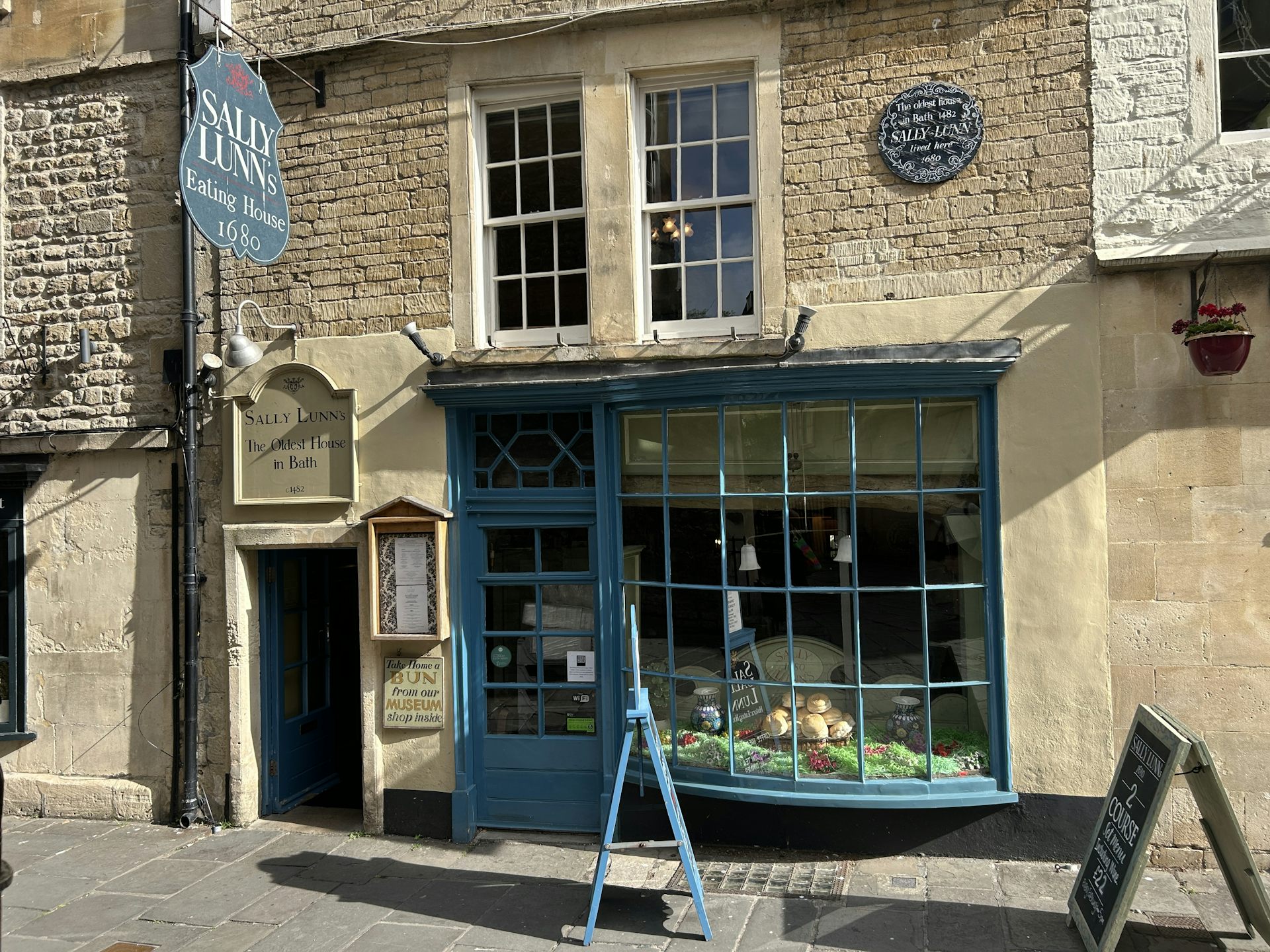 The exterior of Sally Lunn's