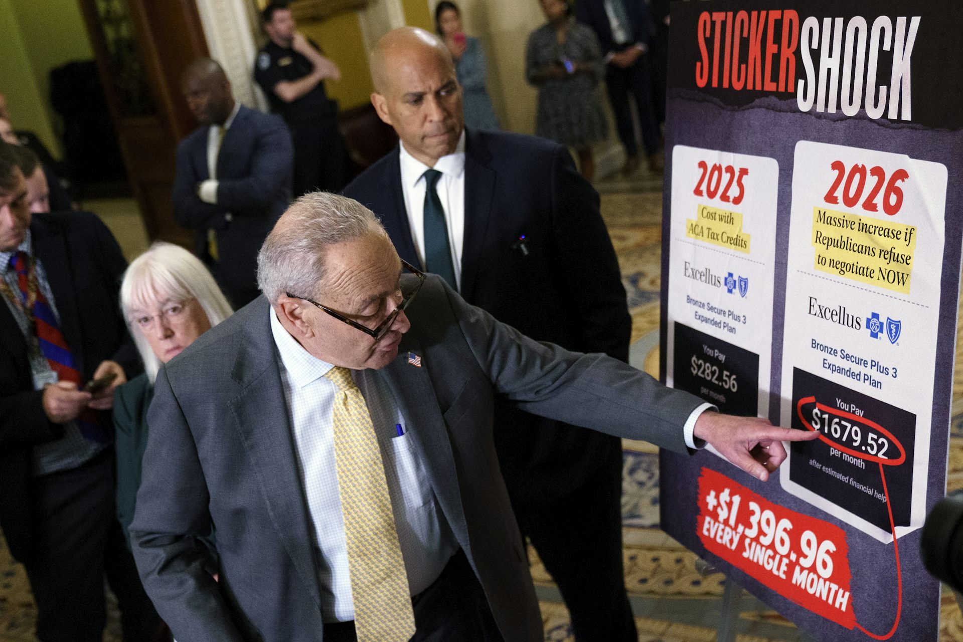 Americans blame them for government shutdown