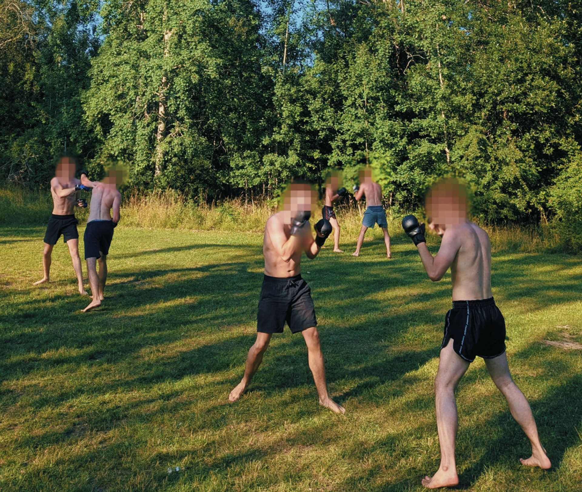 Two main training together