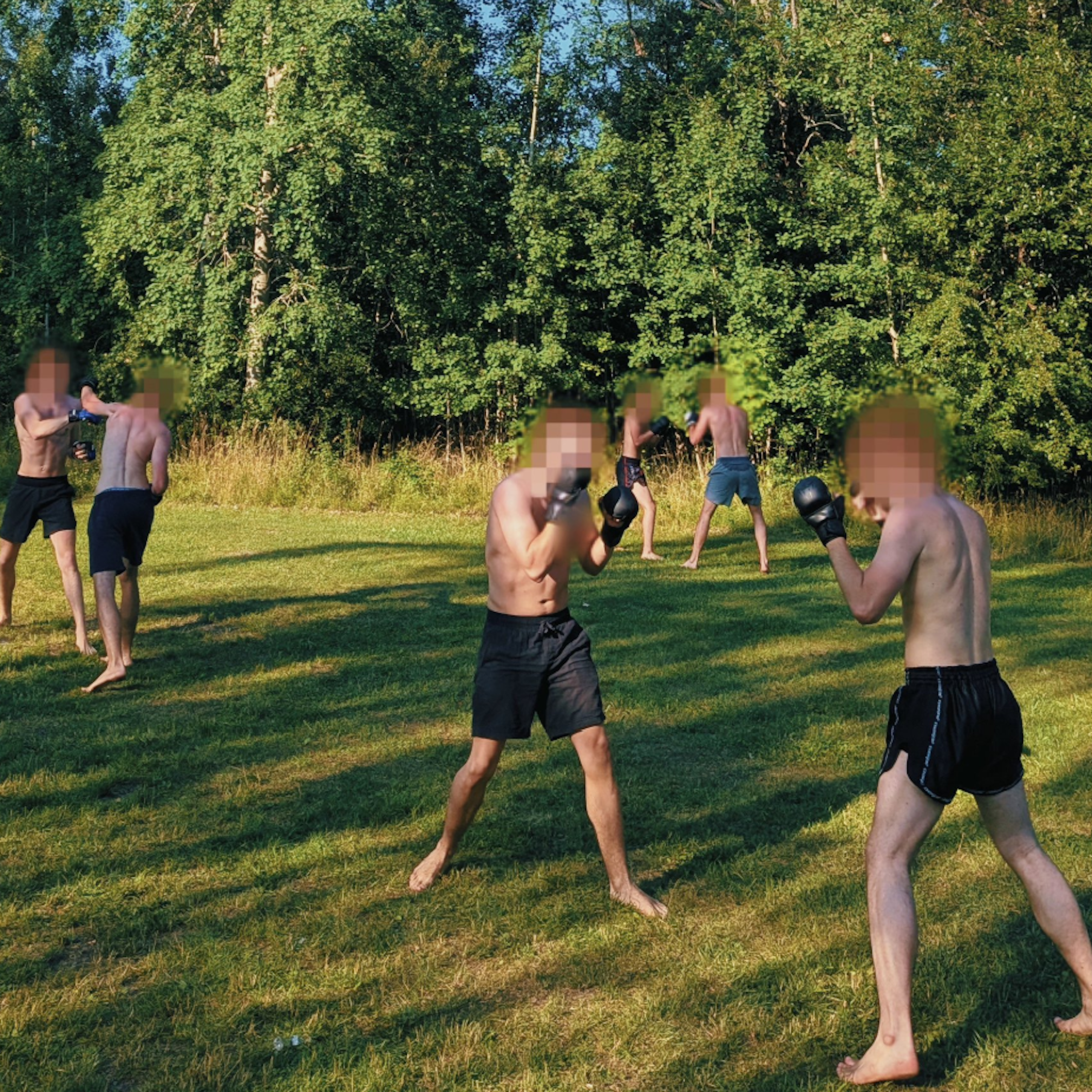 Two main training together