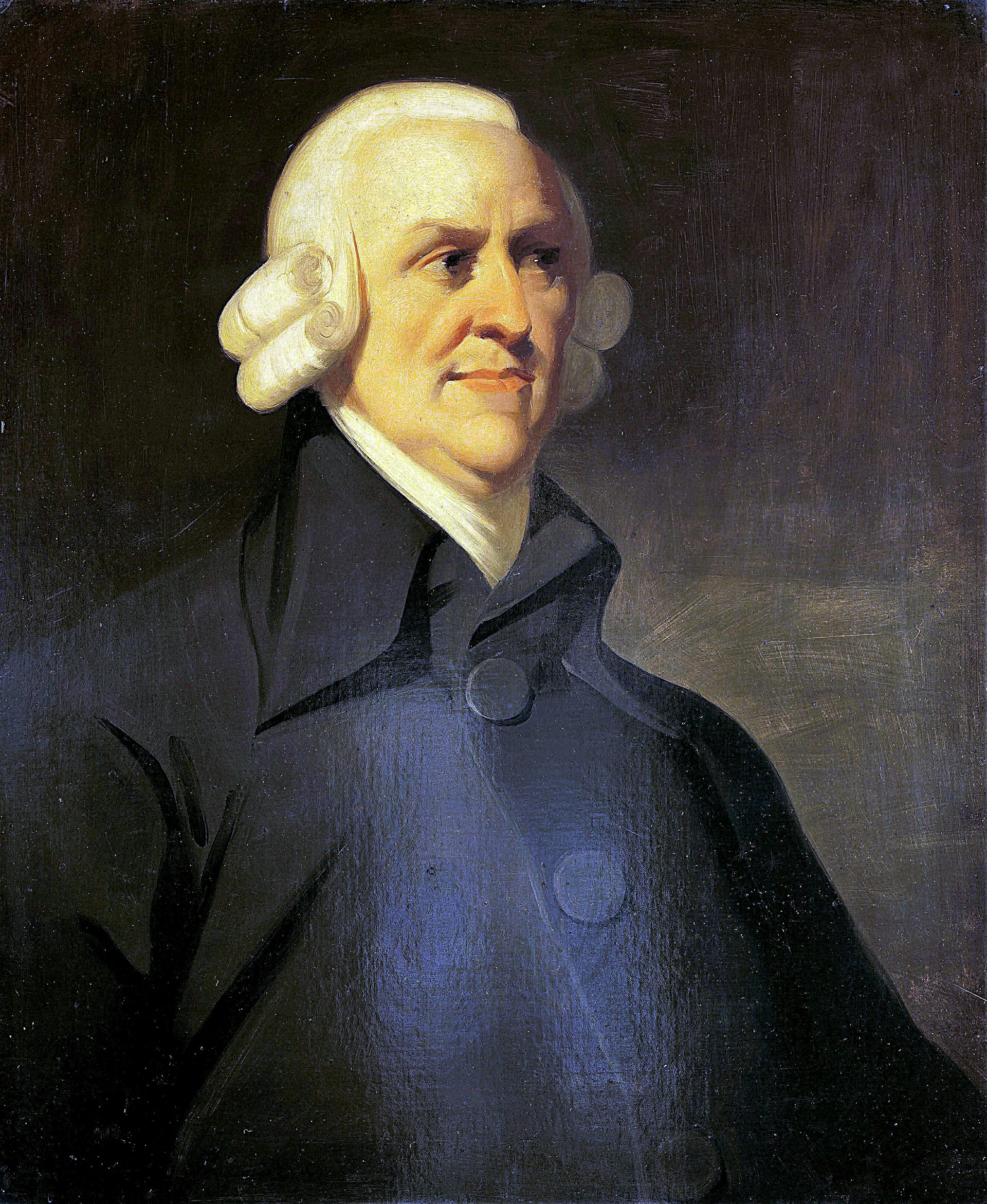 Painting of economist Adam Smith