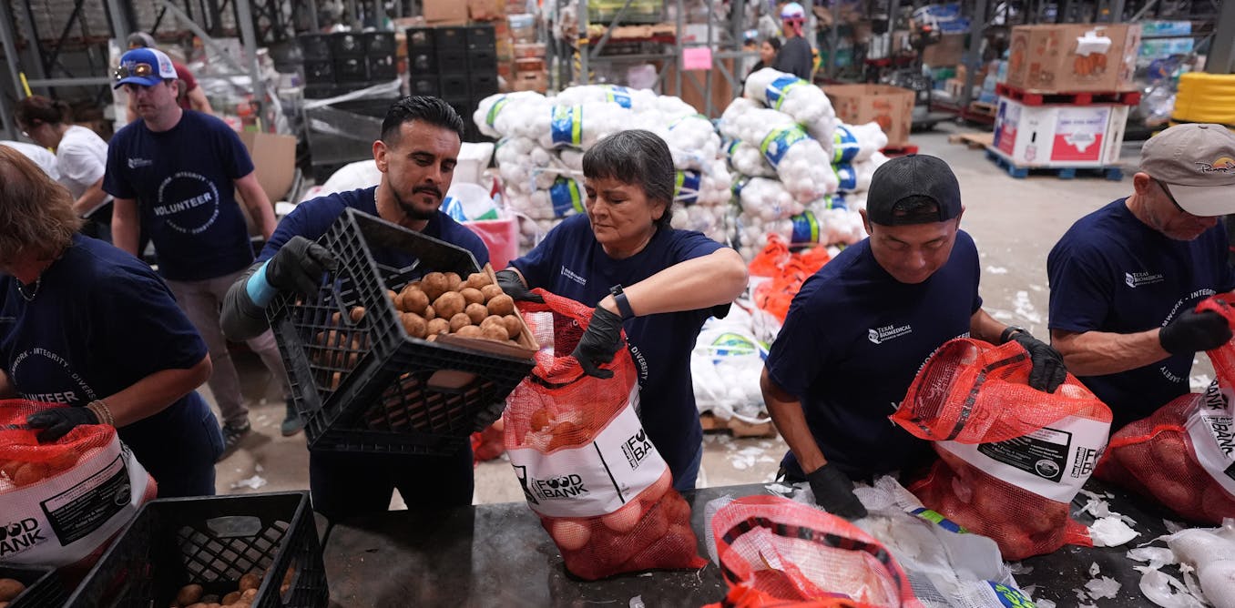 National 211 hotline calls for food assistance quadrupled in a matter of days, a magnitude typically seen during disasters National 211 hotline calls for food assistance quadrupled in a matter of days, a magnitude typically seen during disasters