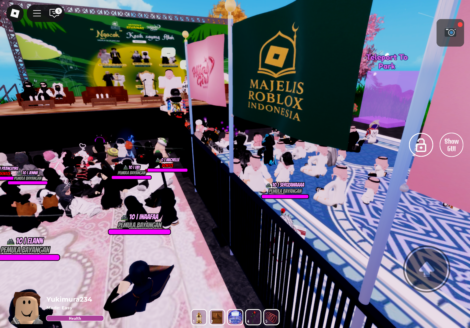 Majlis roblox indonesia ceramah di game