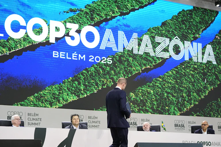 Prince William on stage at Cop30