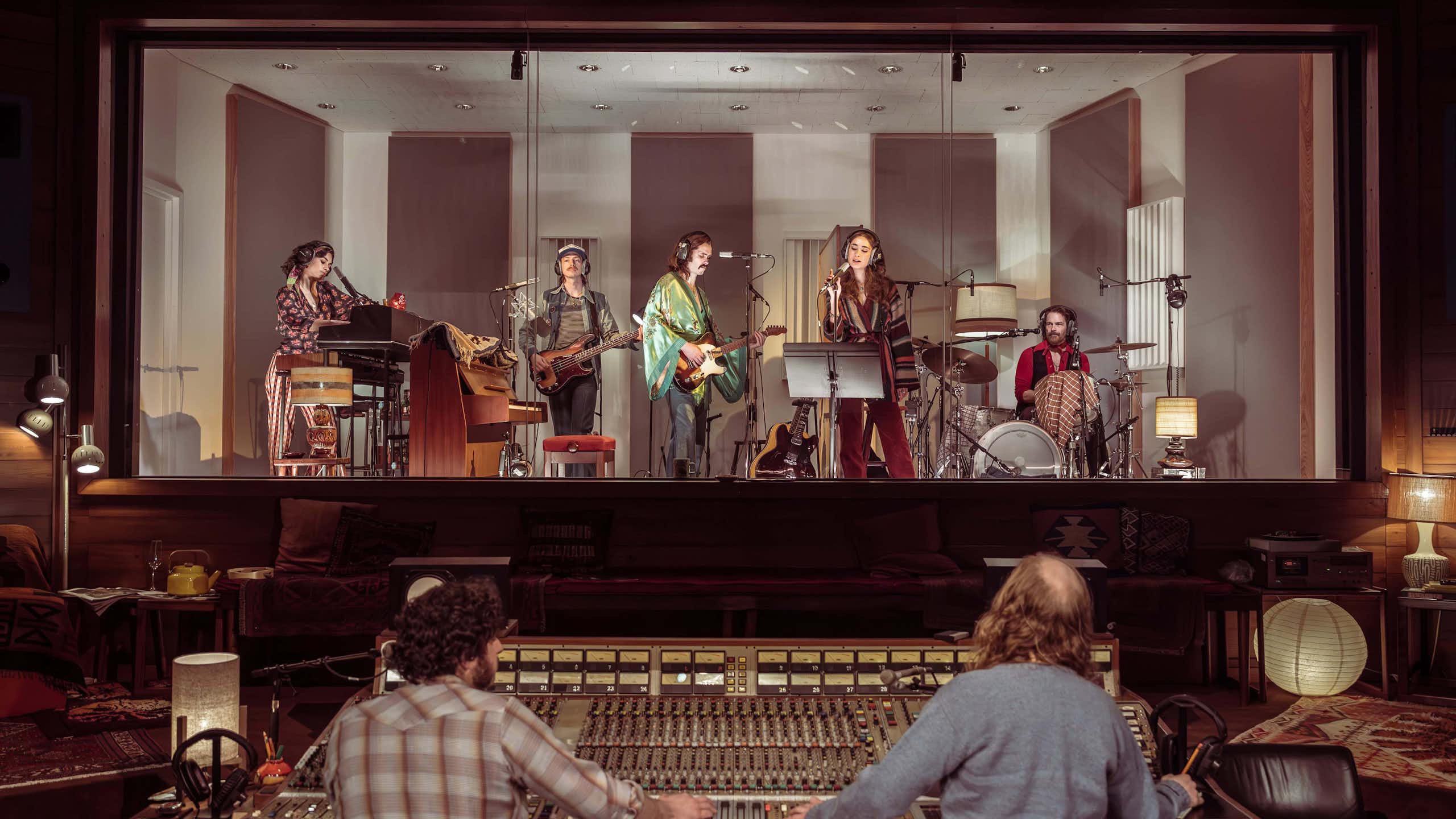 Staging for a play that looks like a studio