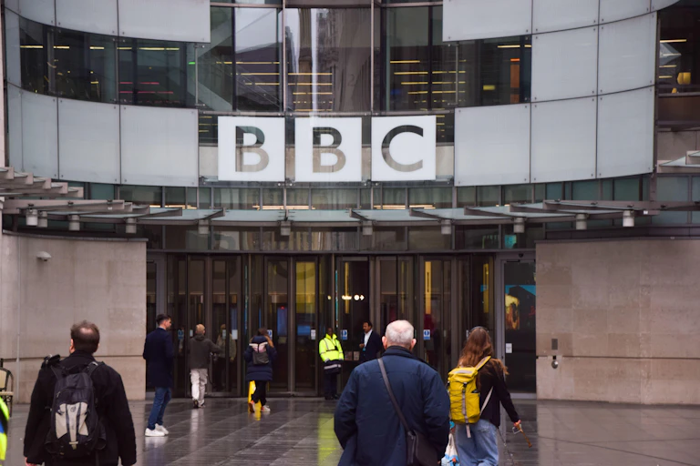 An external view of the BBC
