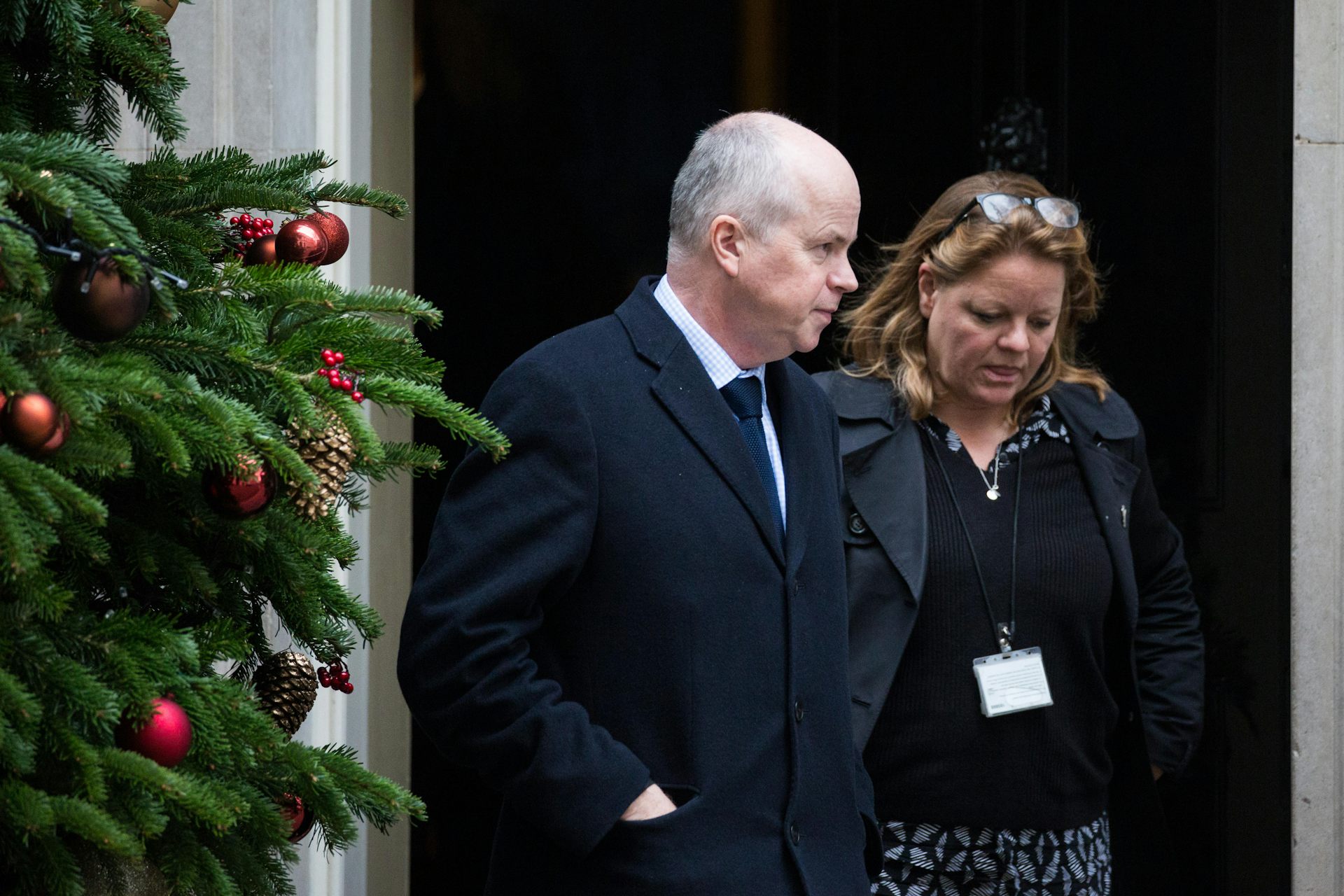 Robbie Gibb photographed outside of Number 10