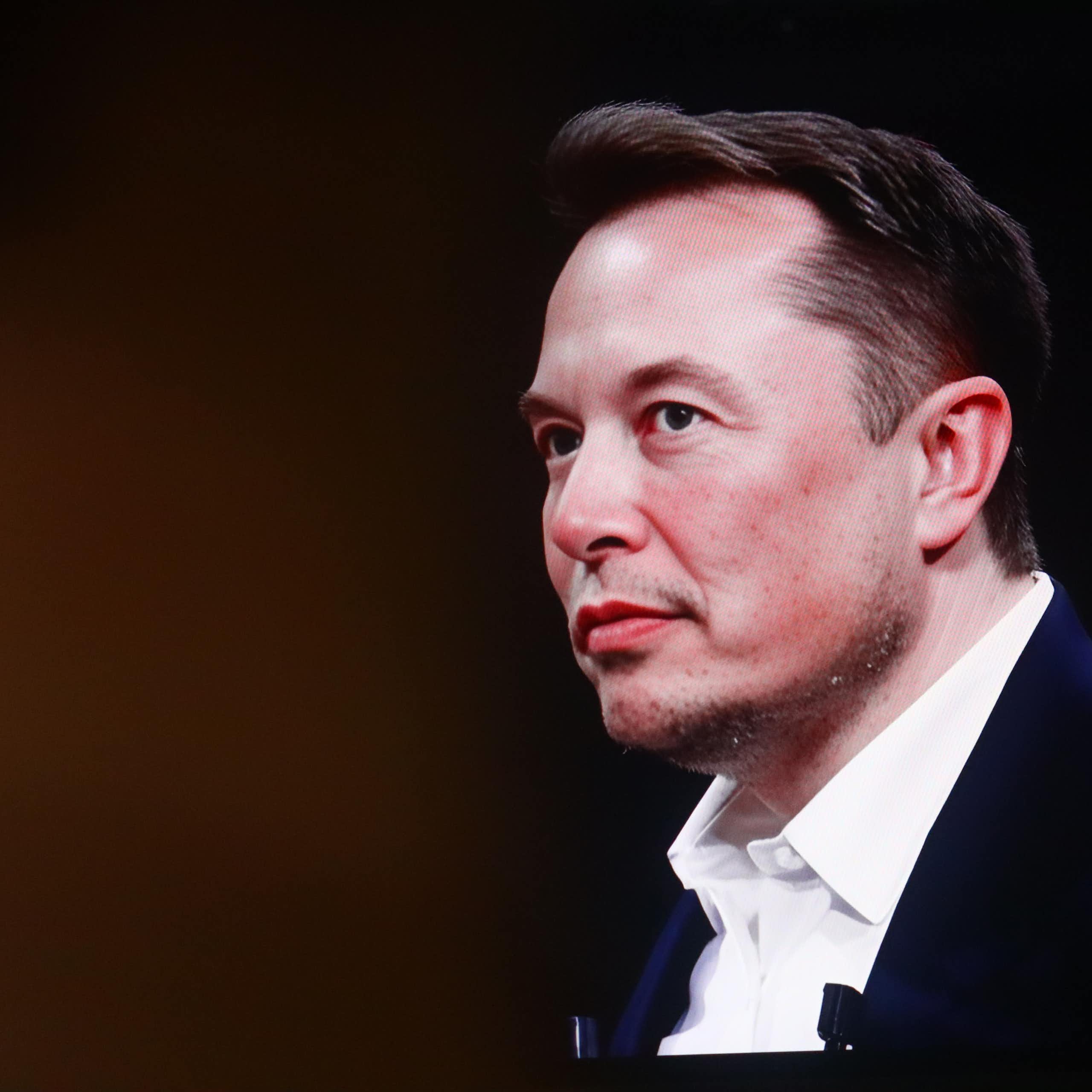head and shoulders shot of tesla ceo elon musk