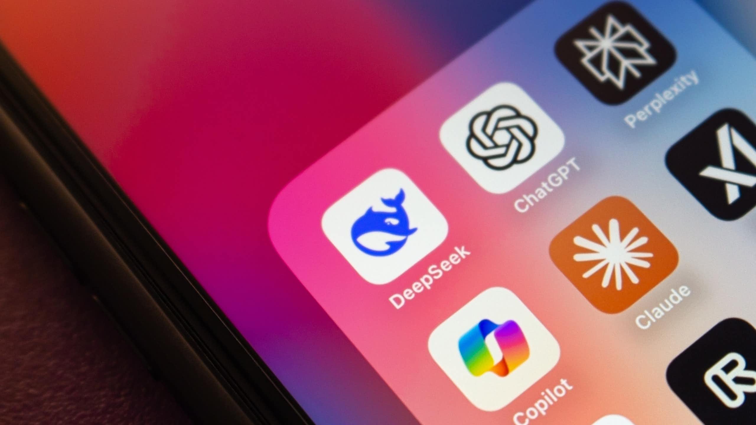 Artificial intelligence applications on a phone screen
