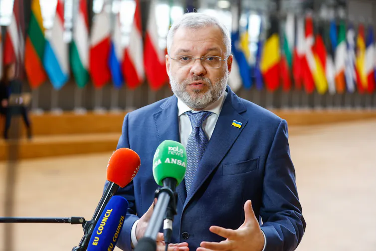 Ukraine's justice minister, German Galushchenko.