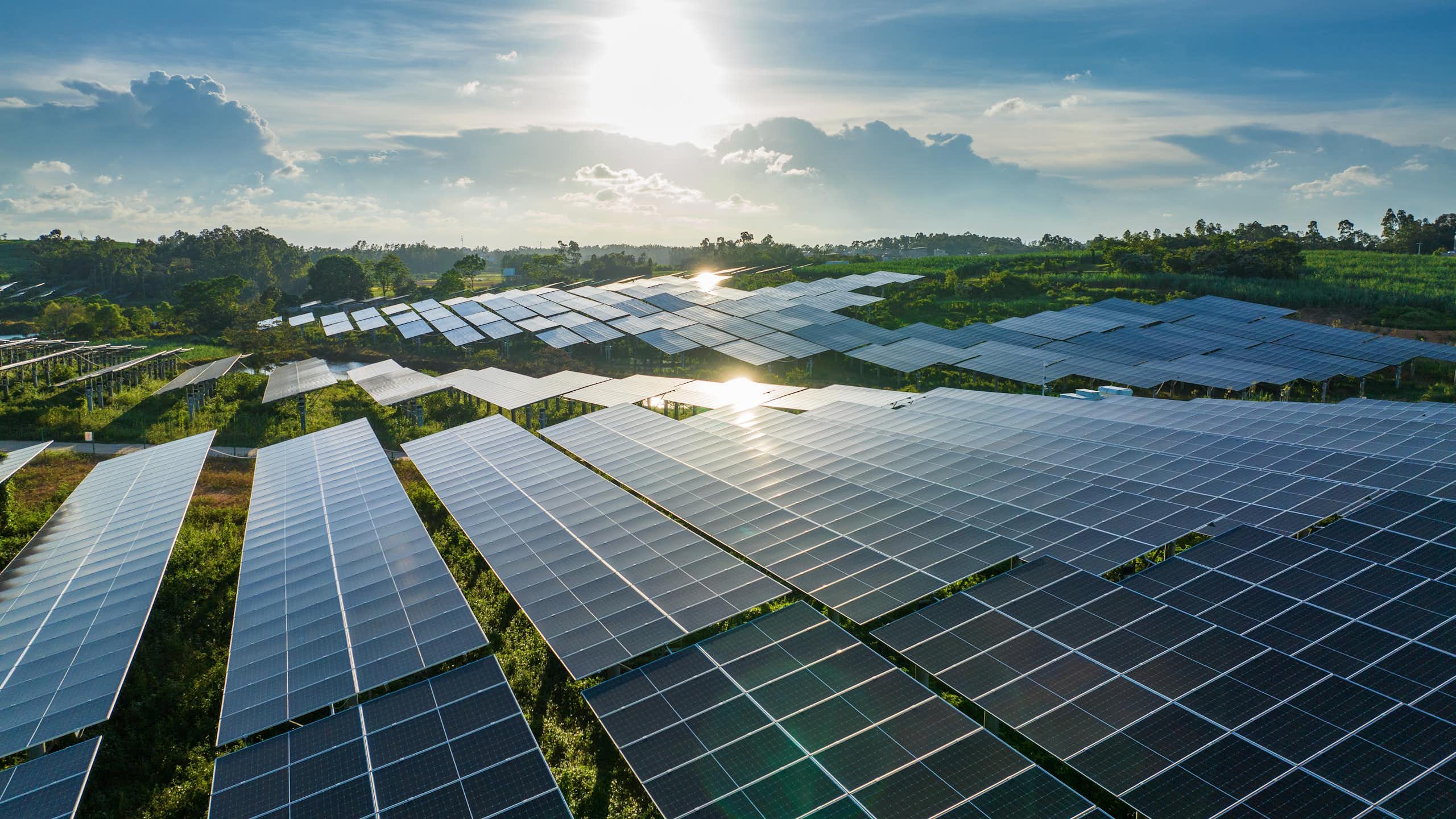 Instalación de paneles solares.