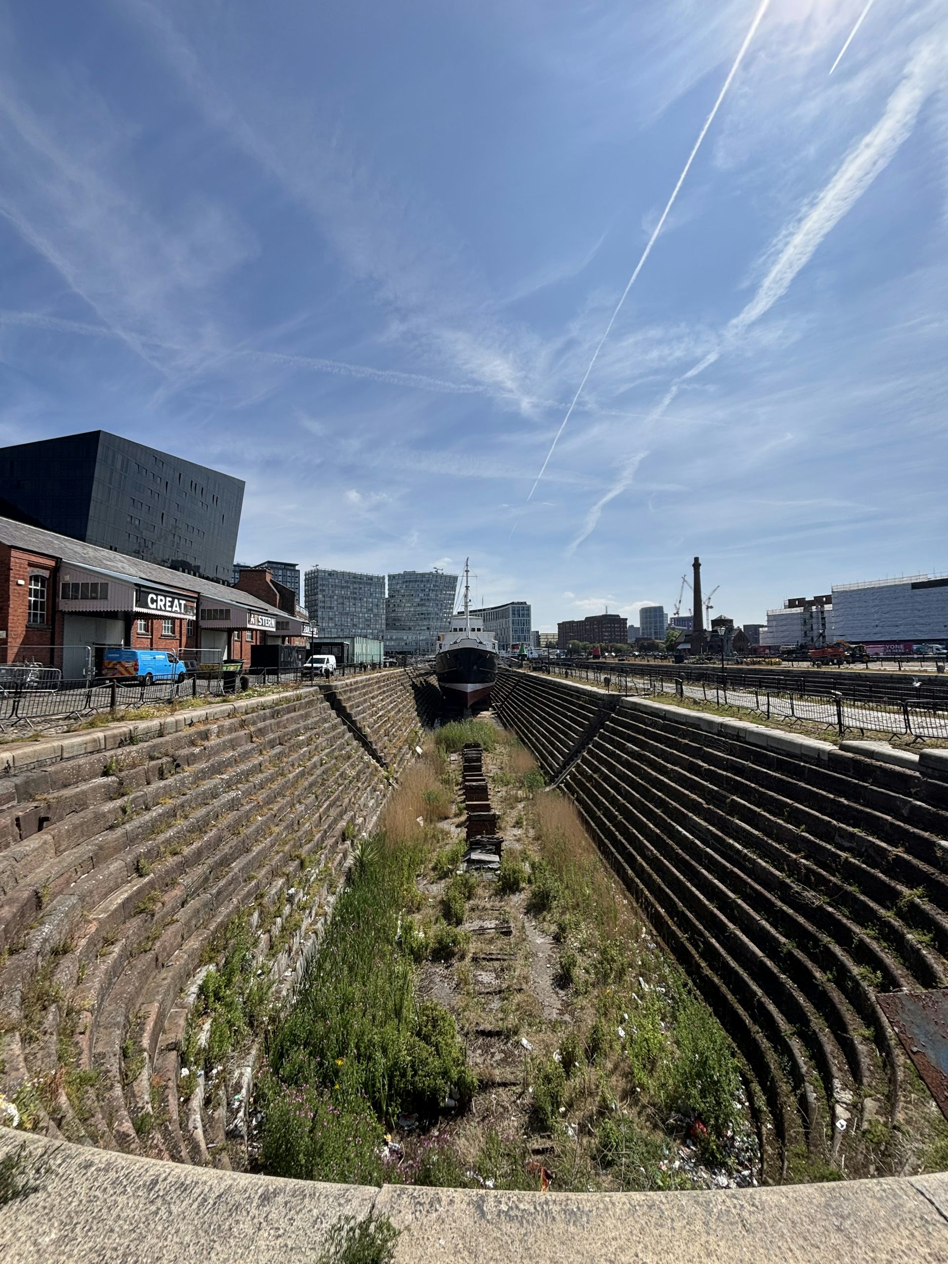 One of the last remaining dry docks in Liverpool in which ships transporting slaves would have been fixed on their way to the Americas and West Indies.