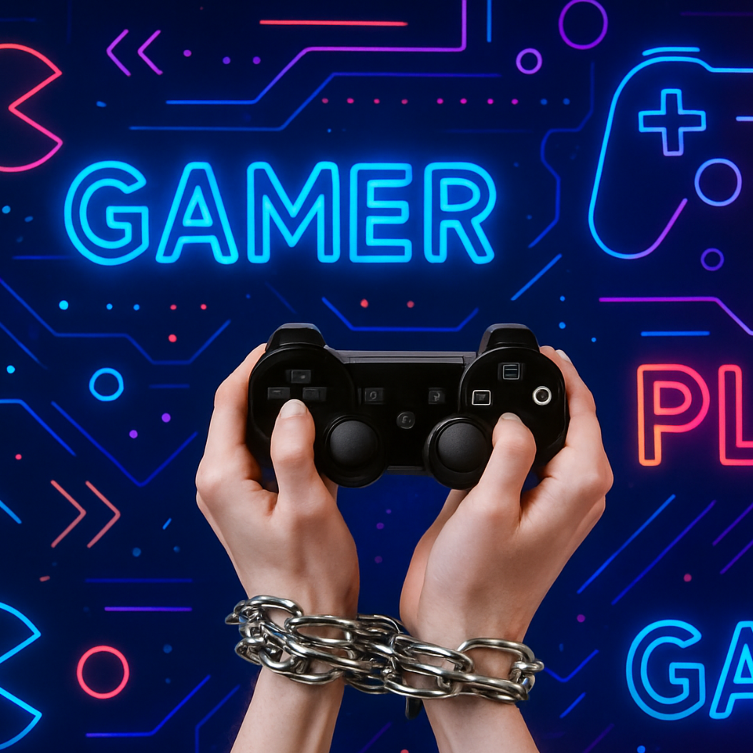 Close-Up Shot of a Person Holding a Game Controller